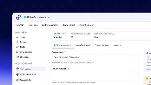 Build and launch agents faster with Tray Agent Hub