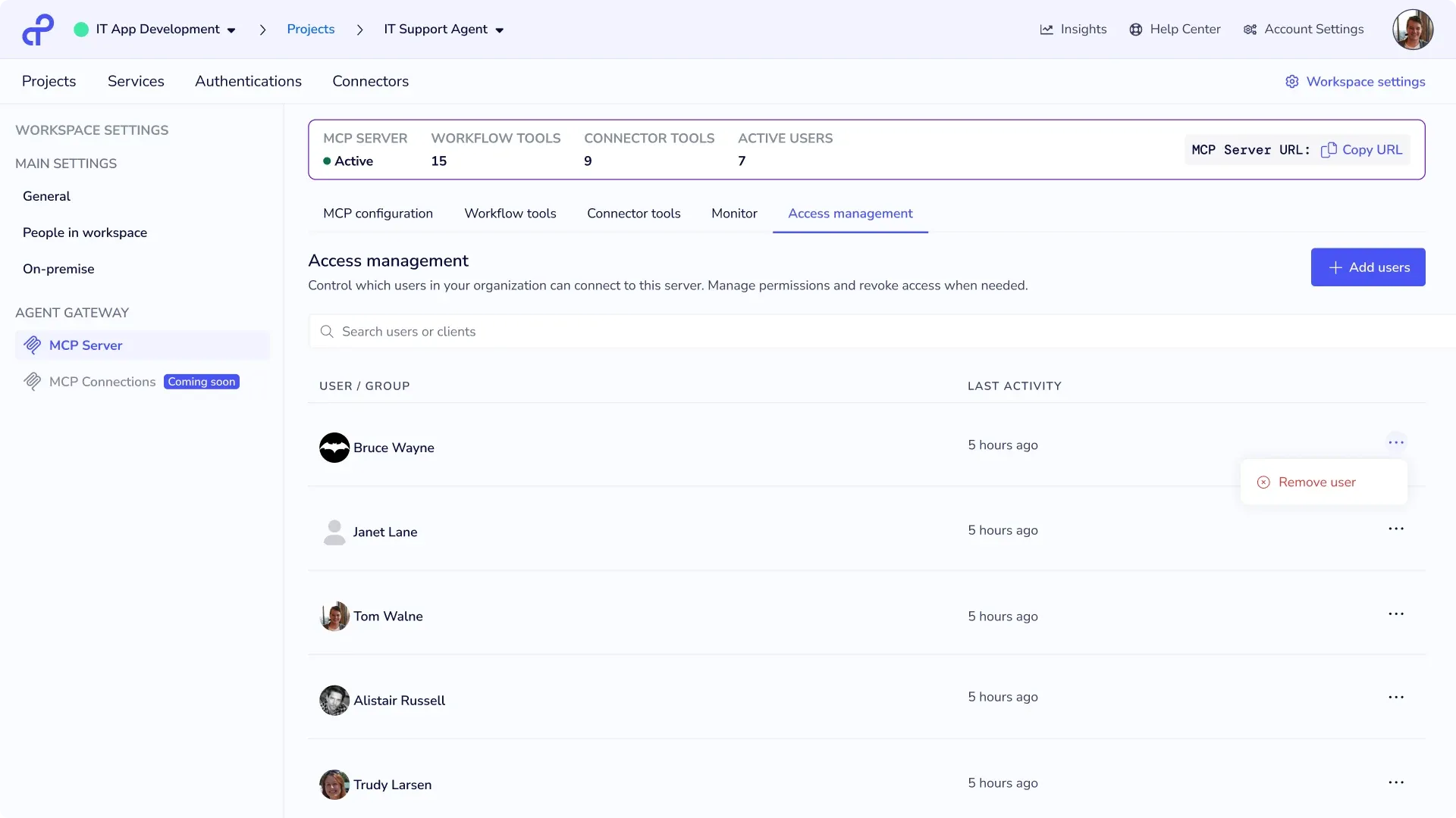 AI Governance product screenshot