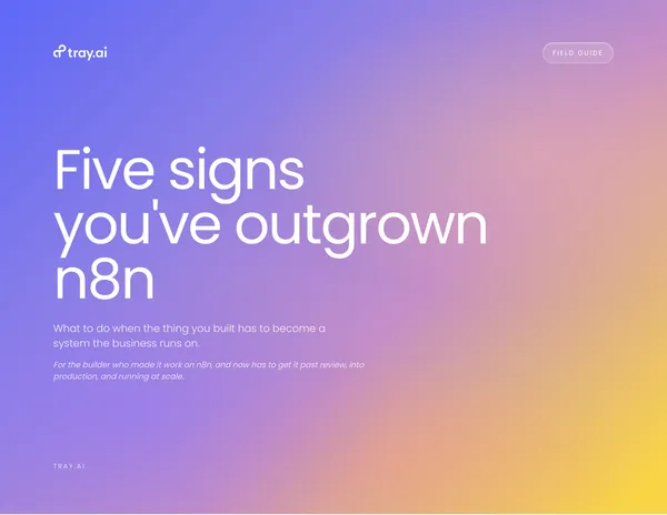 Five signs you've outgrown n8n