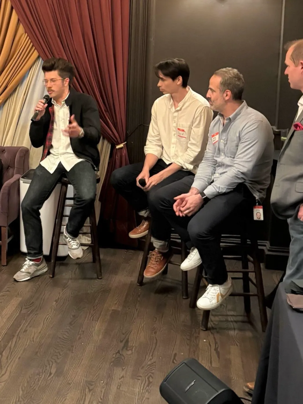 Panelists at SaaSpocalypse Now NYC discussing the dual-user era of enterprise software
