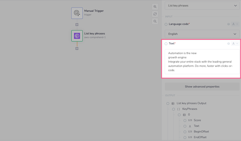 aws-comprehend-insert-text