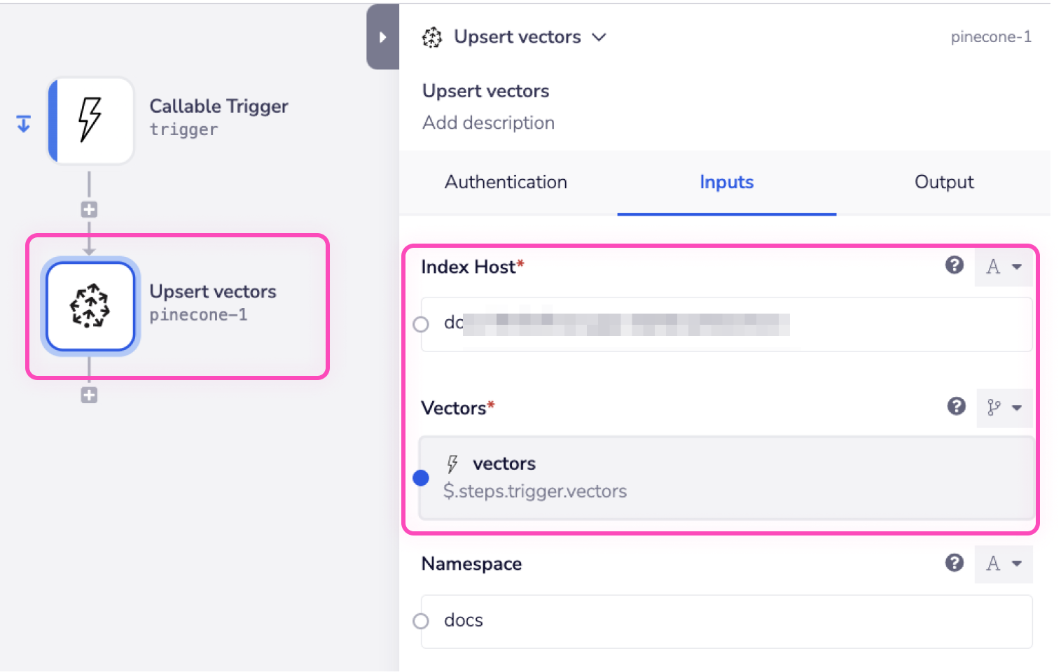 pinecone-upsert-vectors