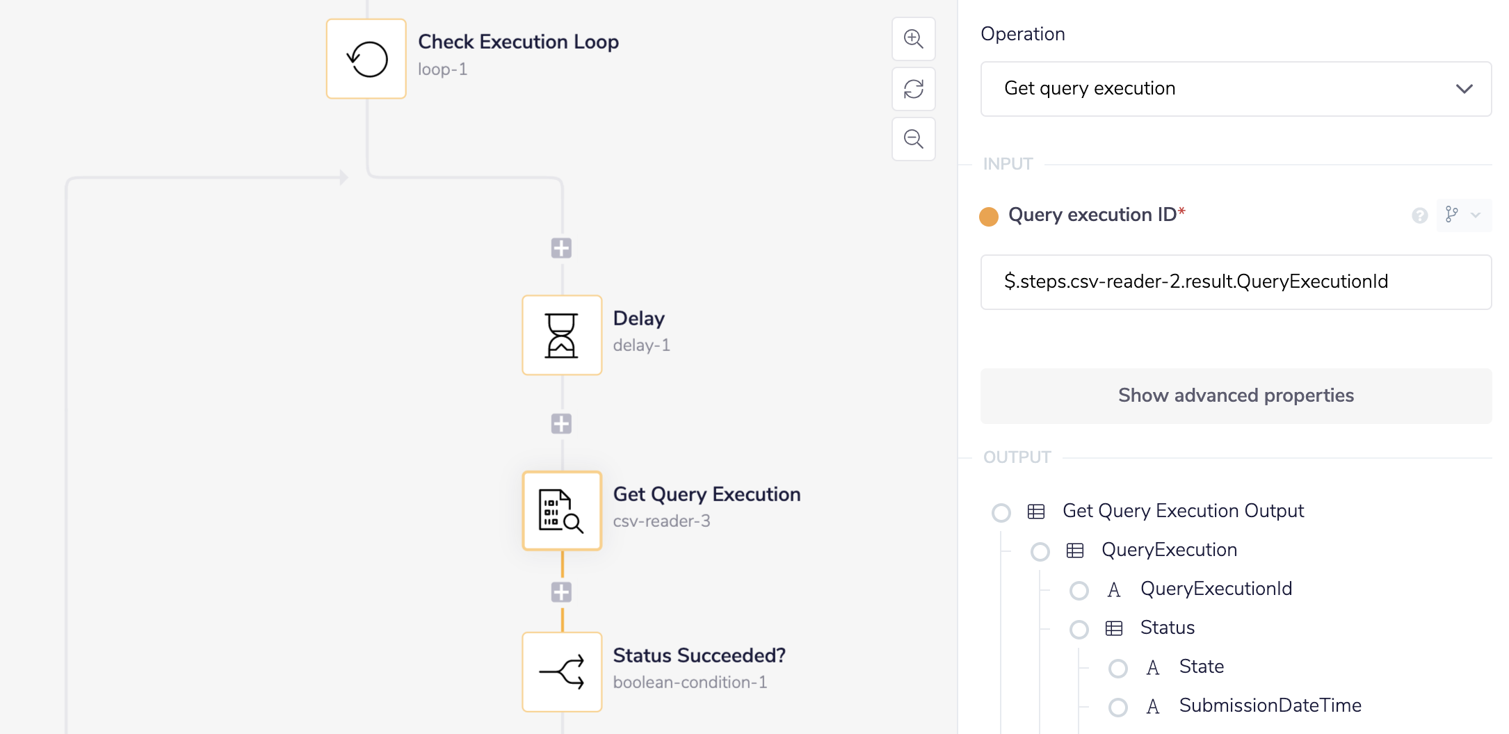Poll get query execution