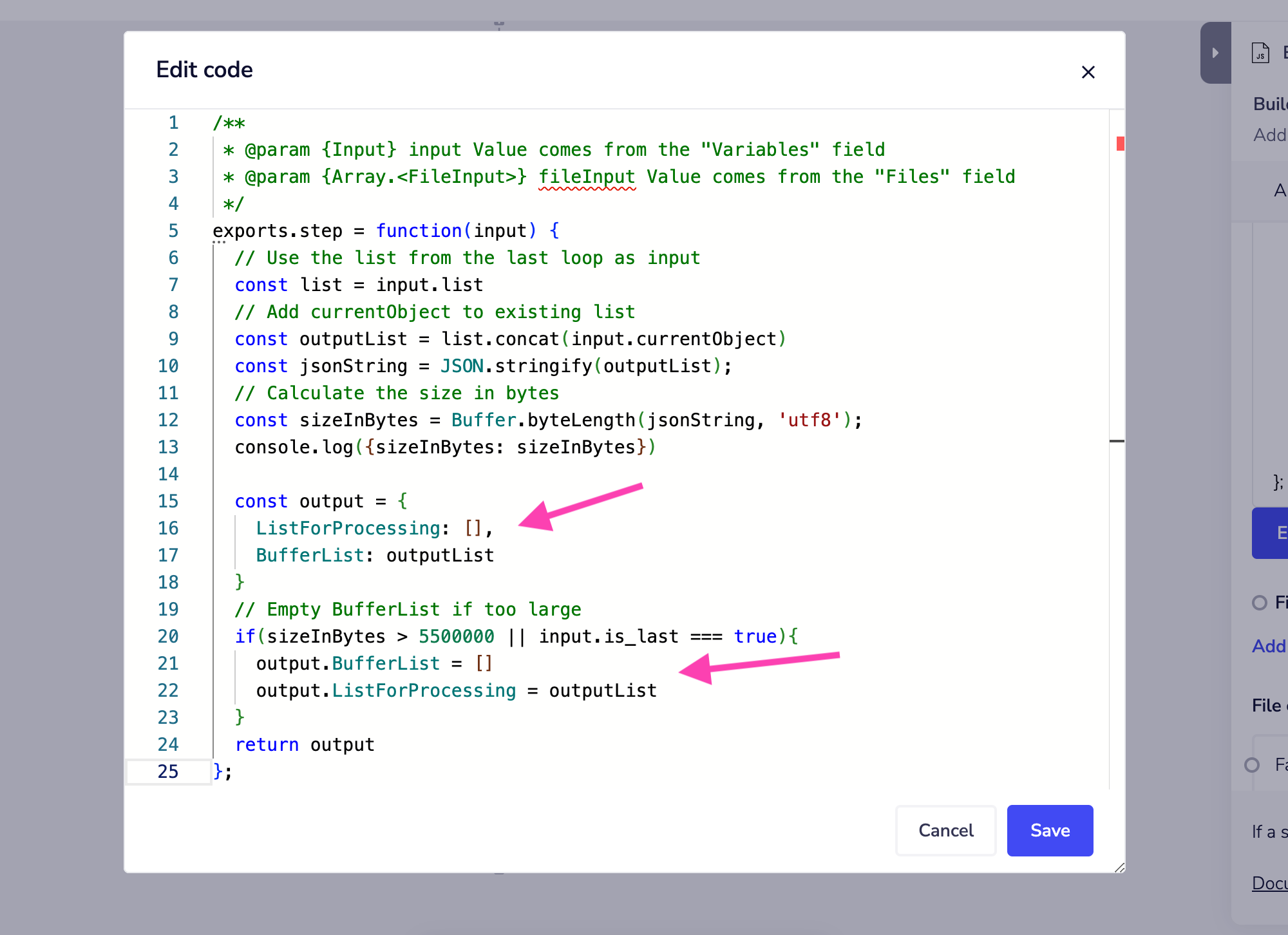 build-array-script-step-2