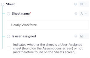 Specify sheet to import data into