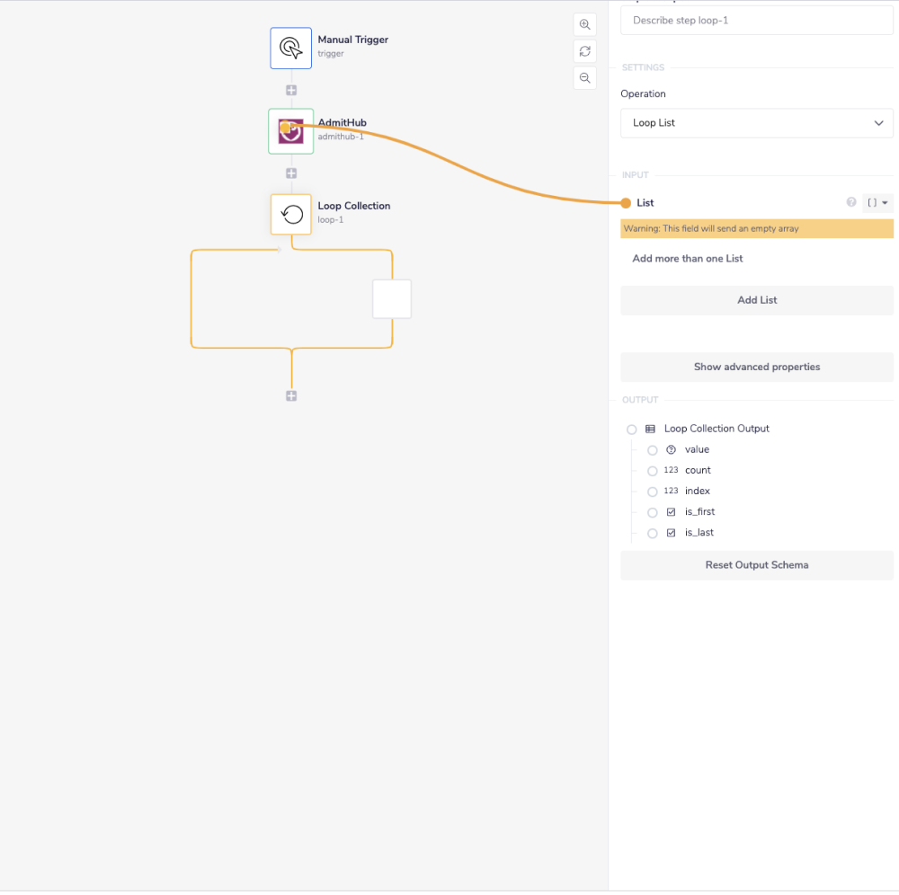 admitHub-step-2-loop-snake