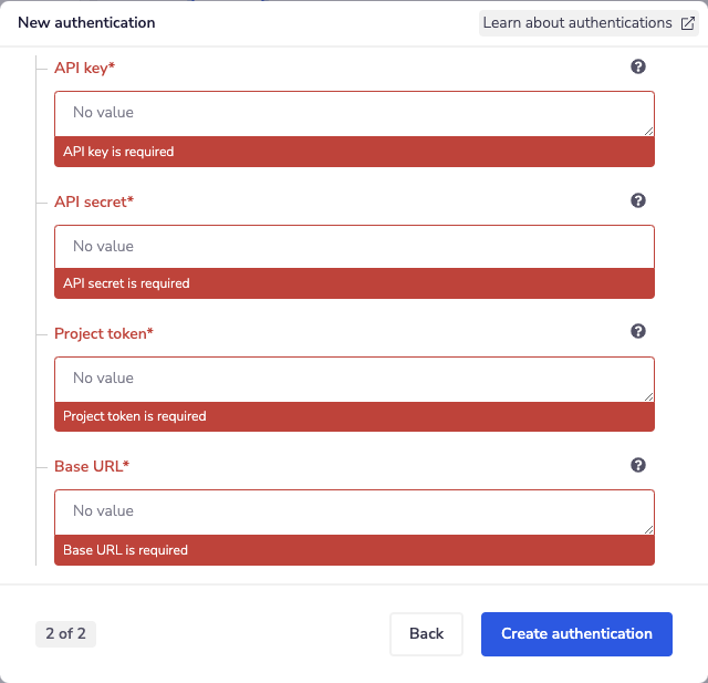 Bloomreach Auth Popup