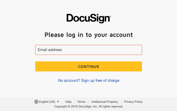docusign-login