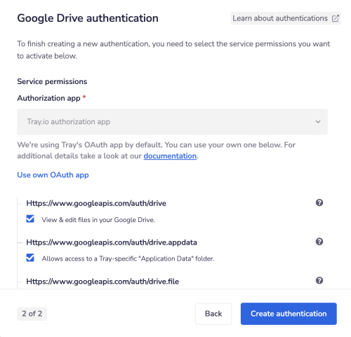 google-drive-scopes