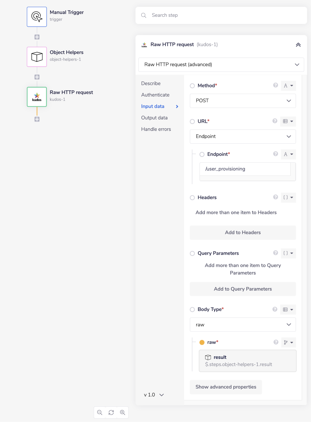 kudos-raw-http-step-2