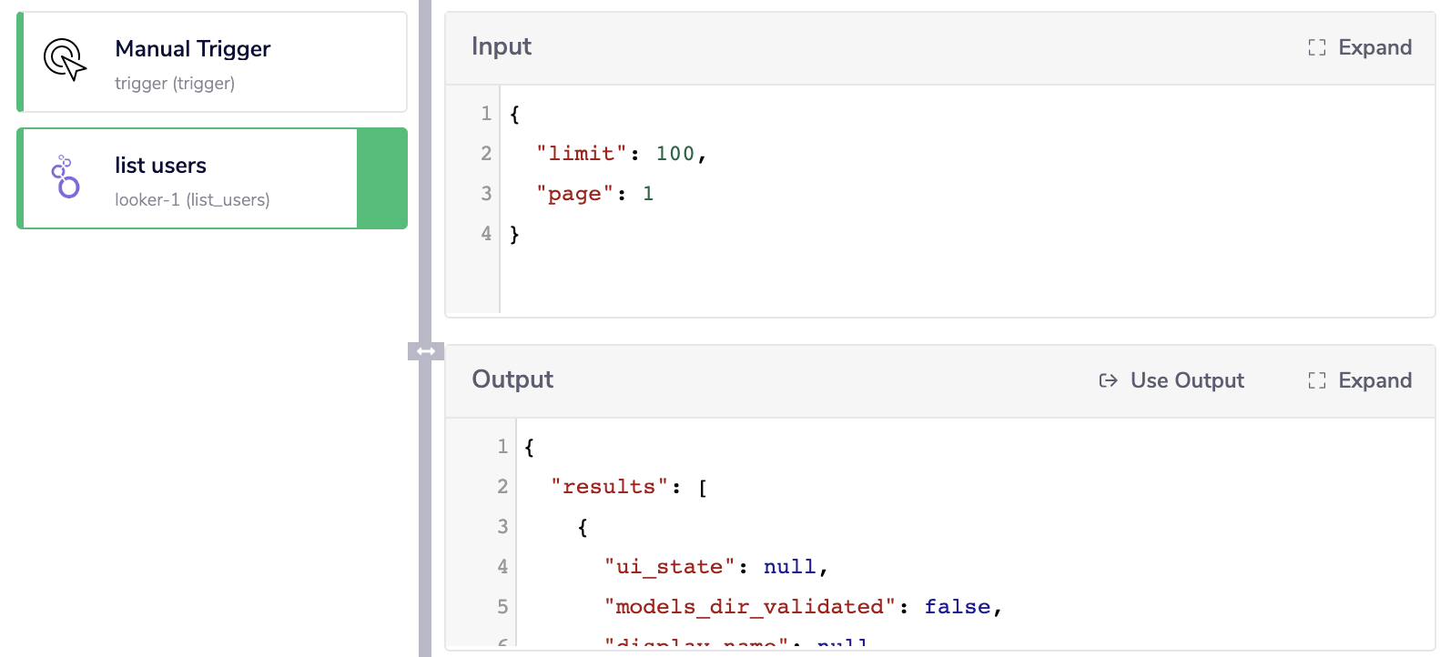 looker-list-users-output