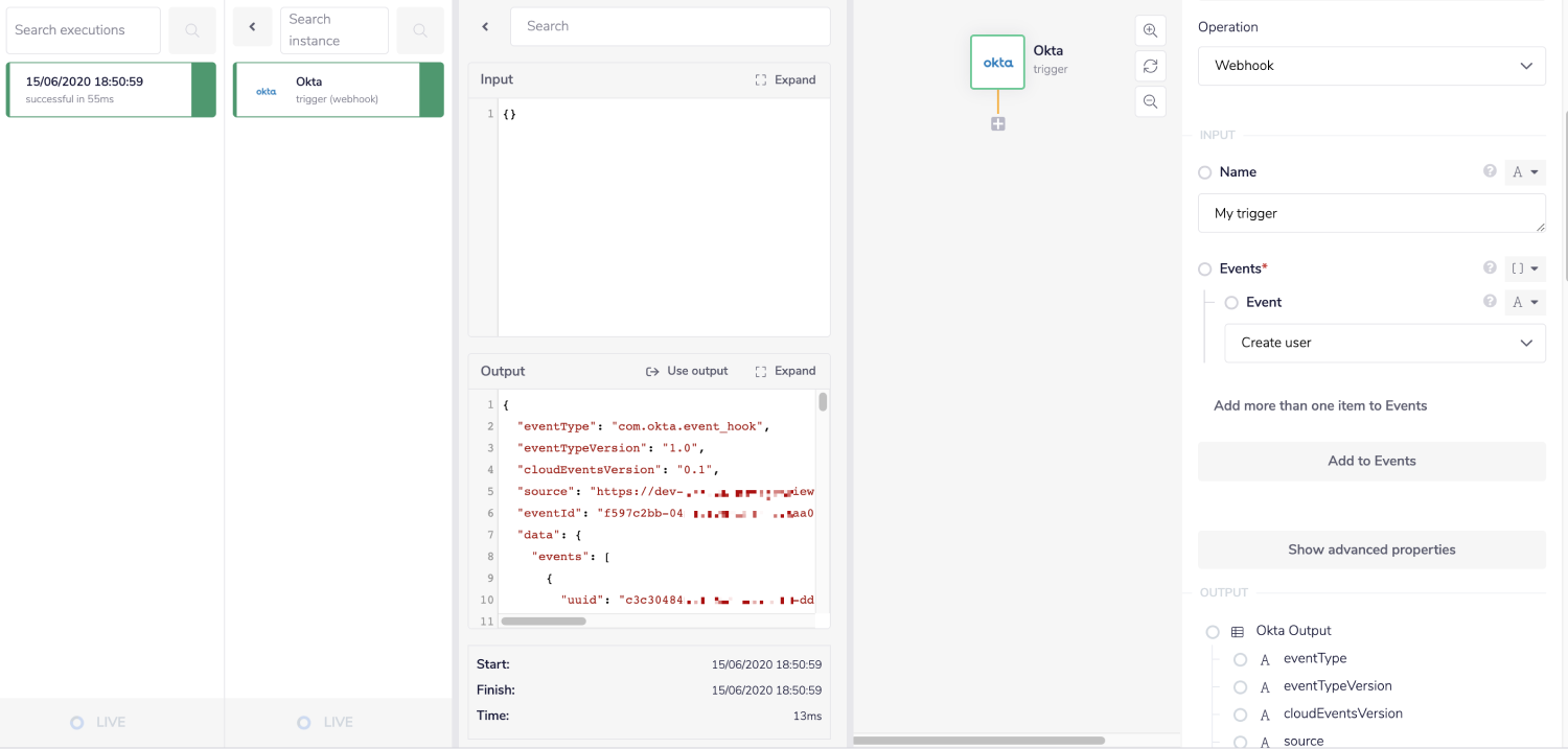 Successful Trigger event