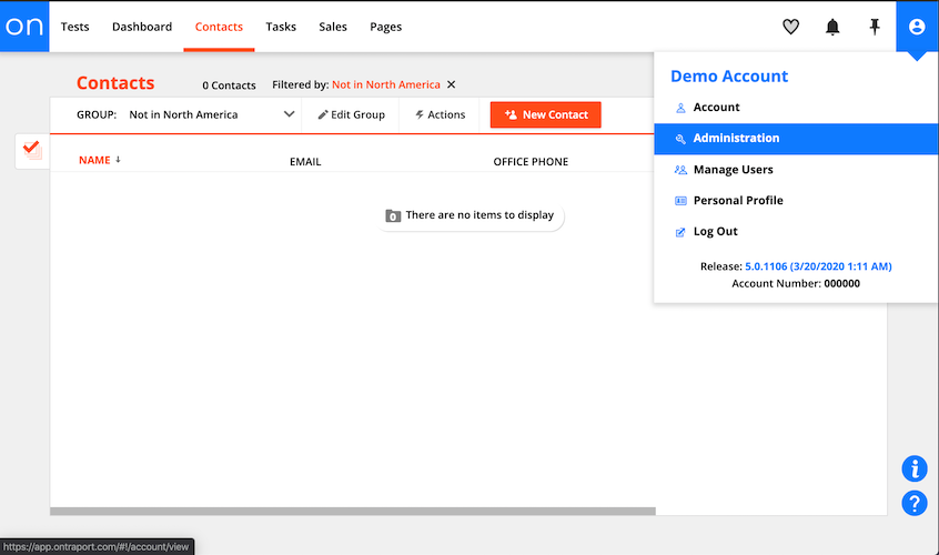ontraport-administration
