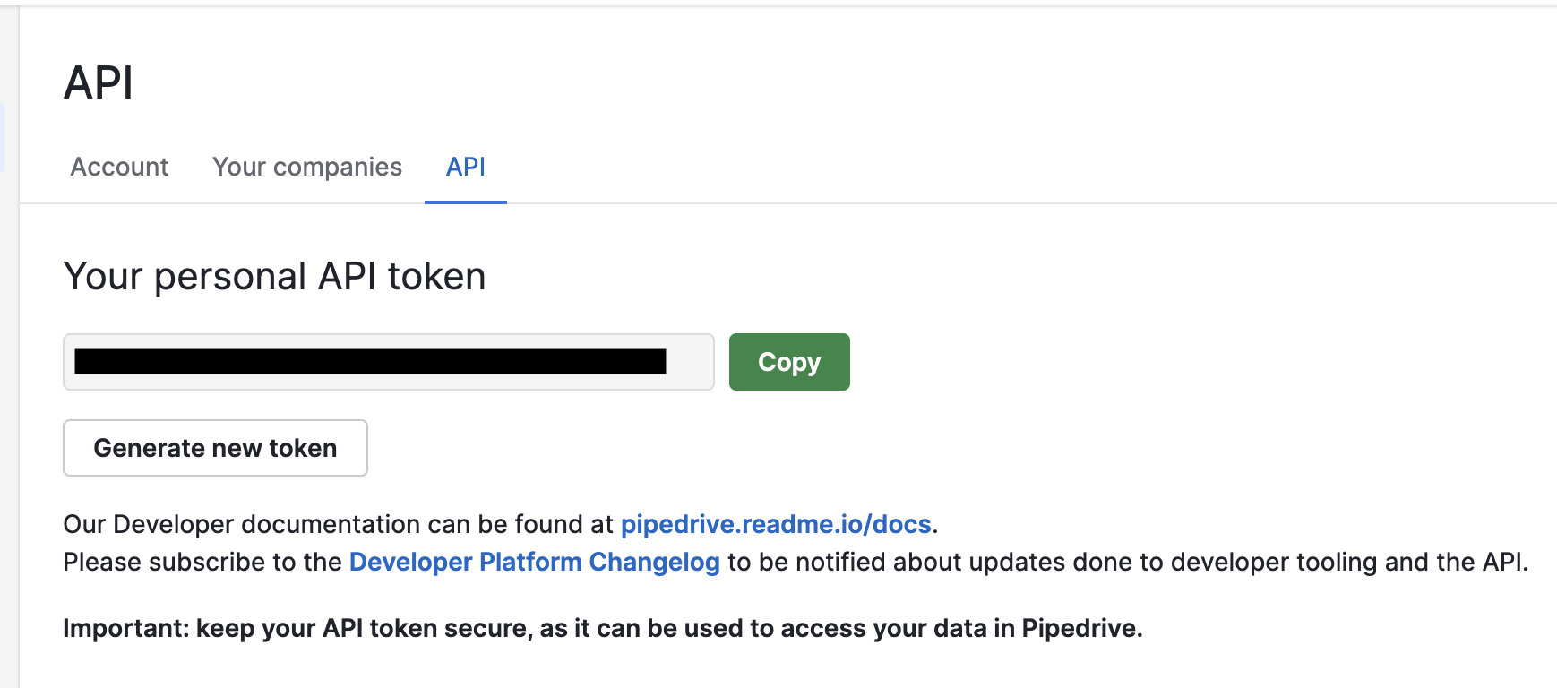 API Token Alternative