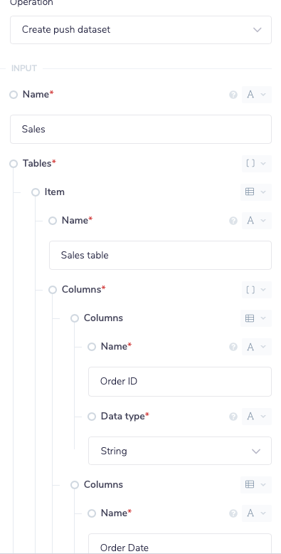 powerbi-create-dataset