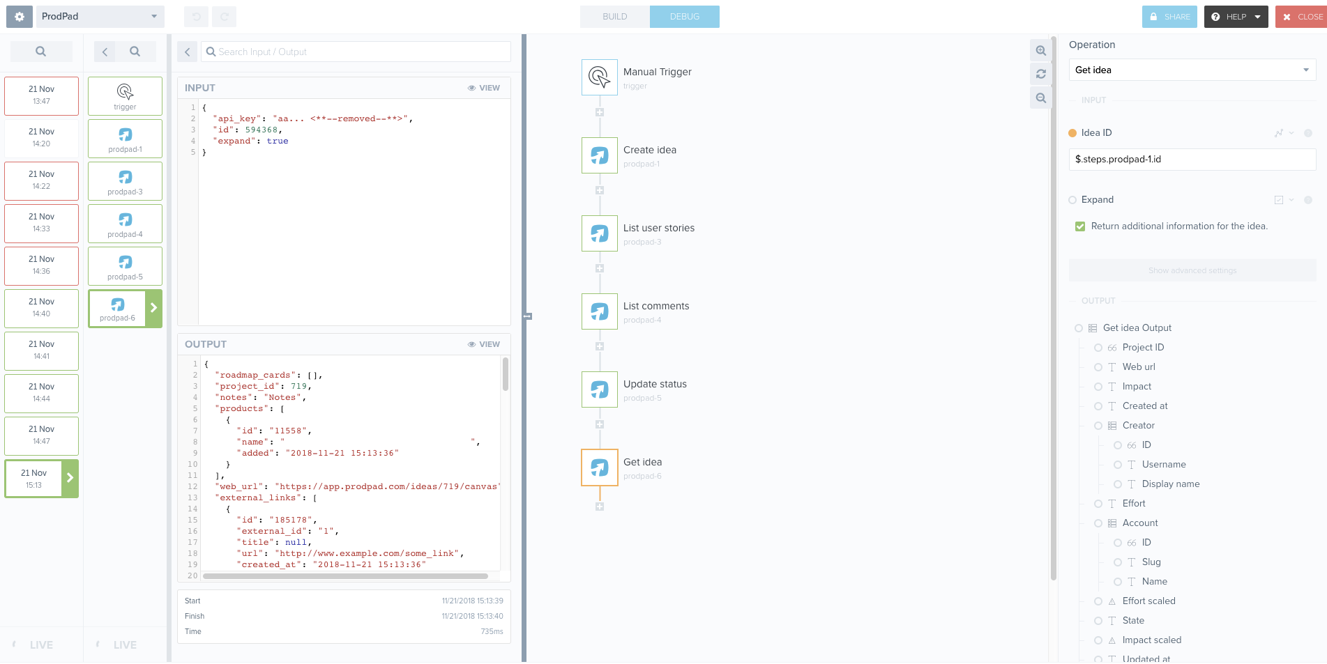 Expand parameter ticked