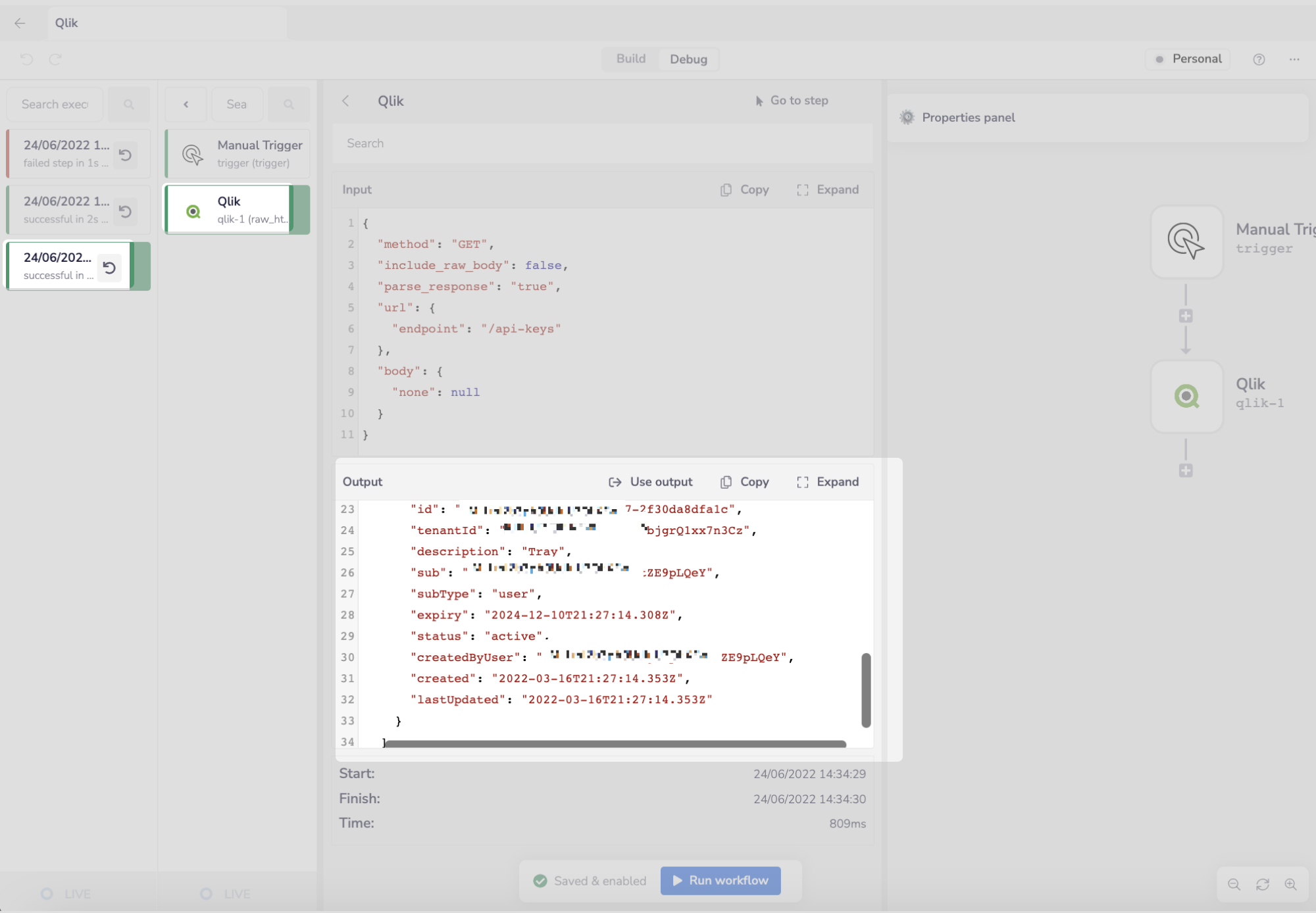 RAW HTTP operation output on Tray platform