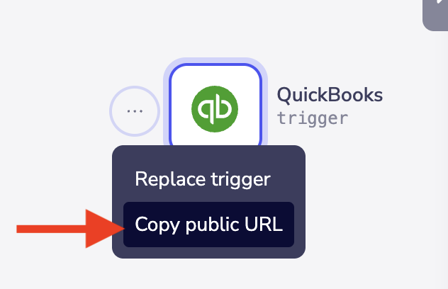 Copy the workflow public URL
