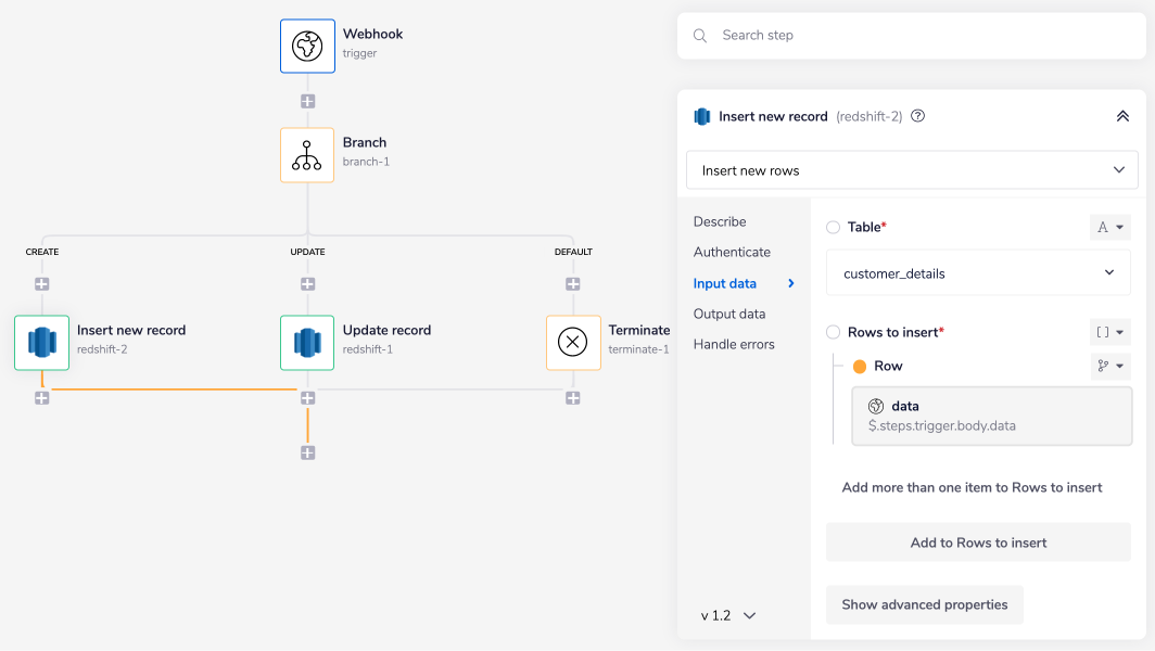 redshift-add-or-update-records-insert