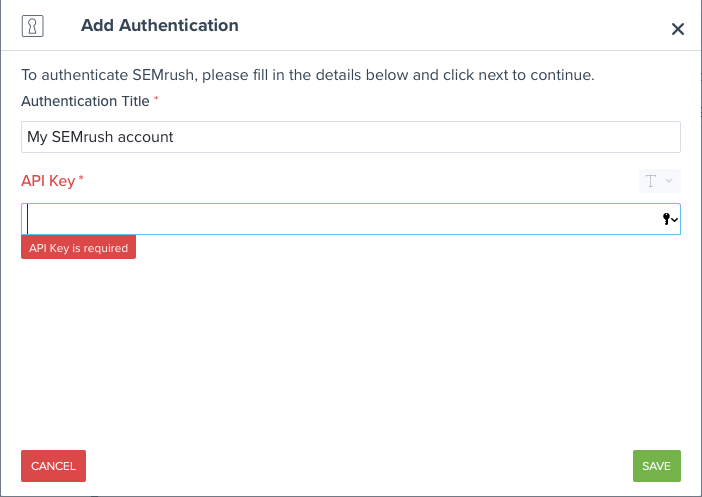 SEMrush-Authentication