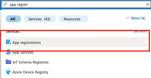 SharePoint app registrations in Azure portal