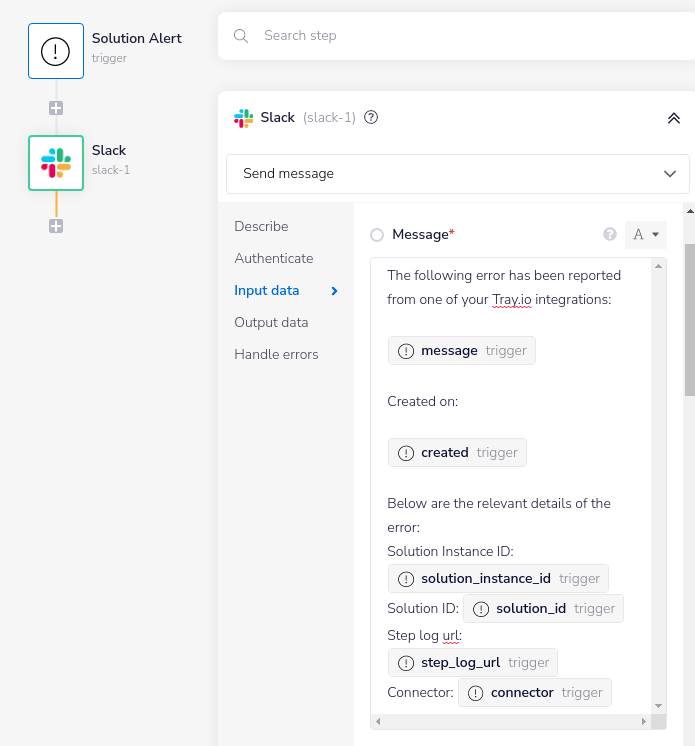solution-alert-slack-message