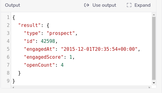 flattened-output-single-object