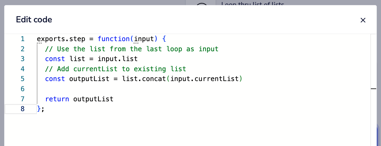 build-array-loop-script-editor