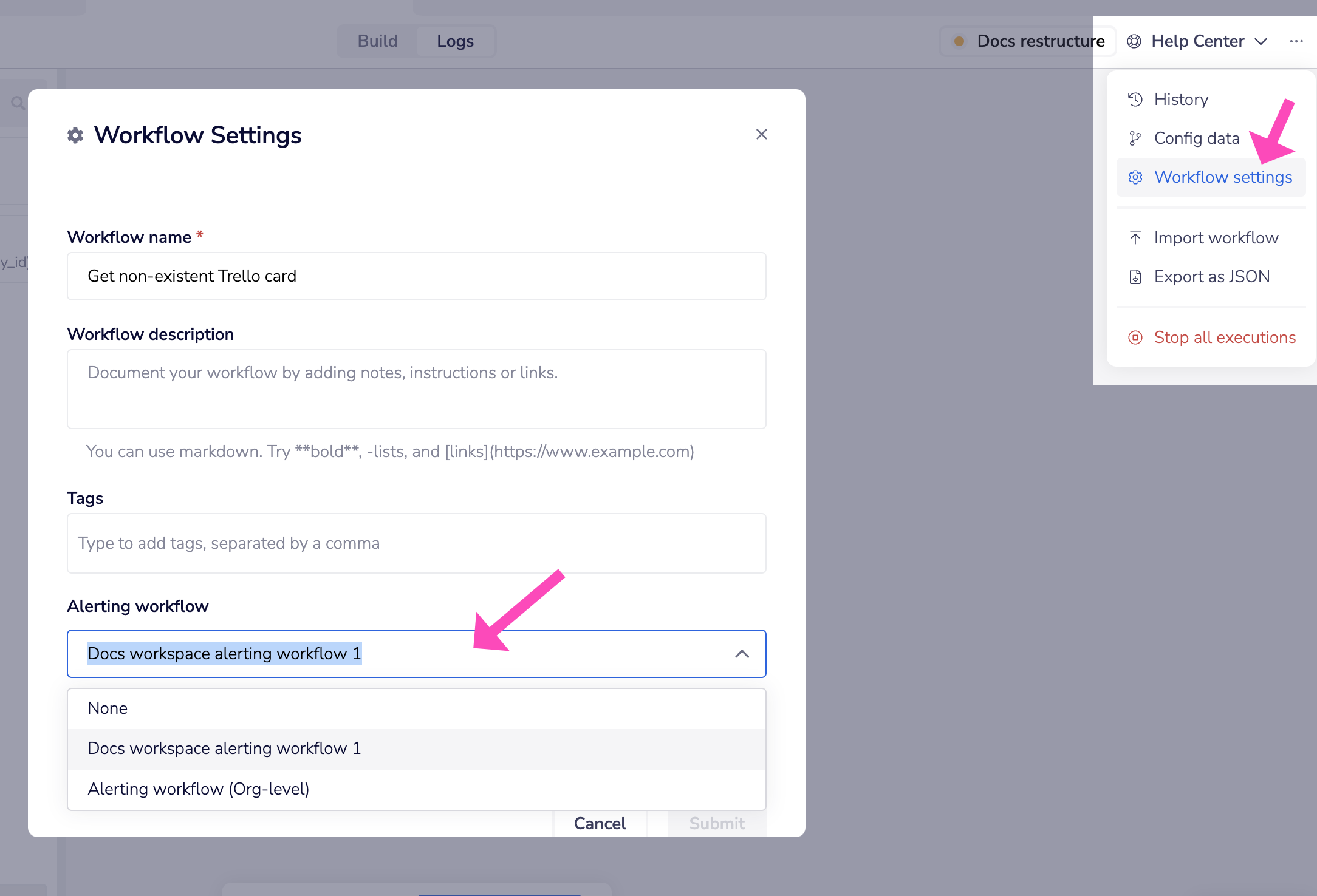workflow-specific-alerting