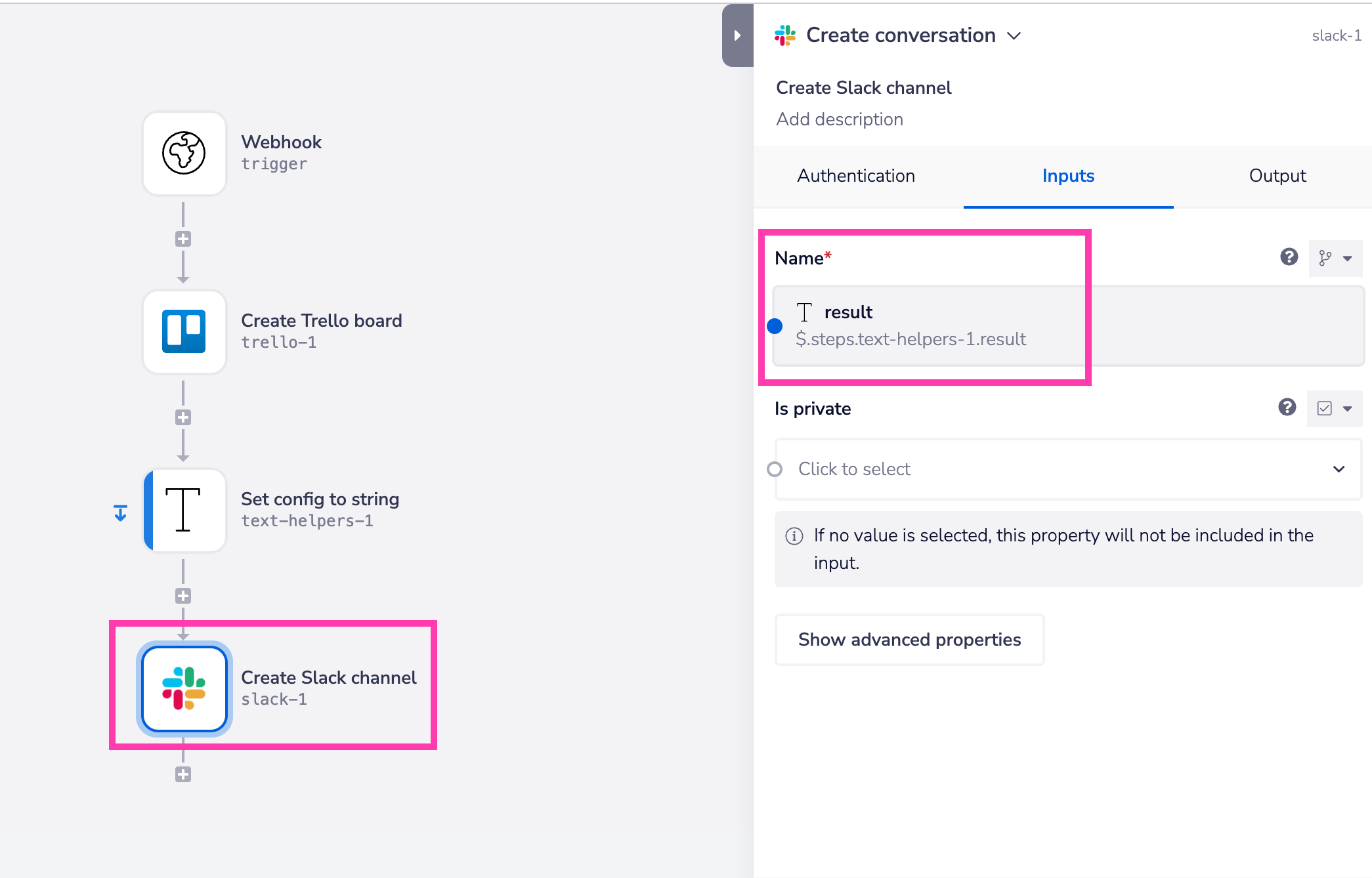 slack-pass-config-as-string