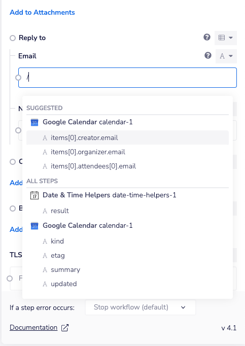 Data mapping new component