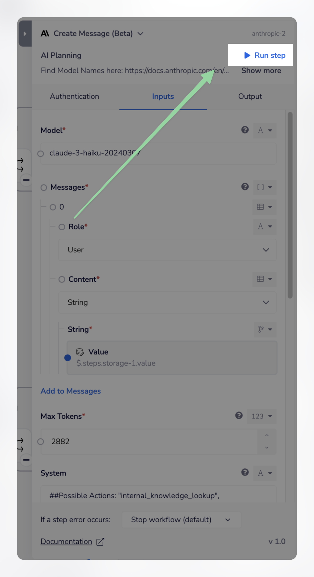 step isolation mode highlight